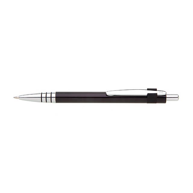 RUFUS kovové kuličkové pero - čierna