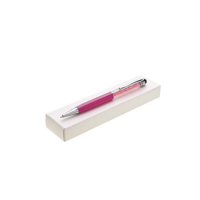 Pen metal PIETRA PLUS - pink