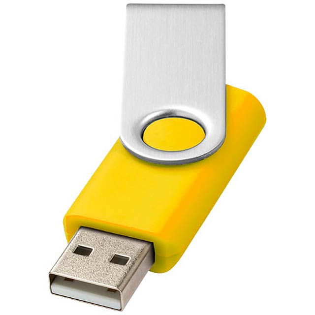 Rotate-basic 1GB USB flash drive - yellow
