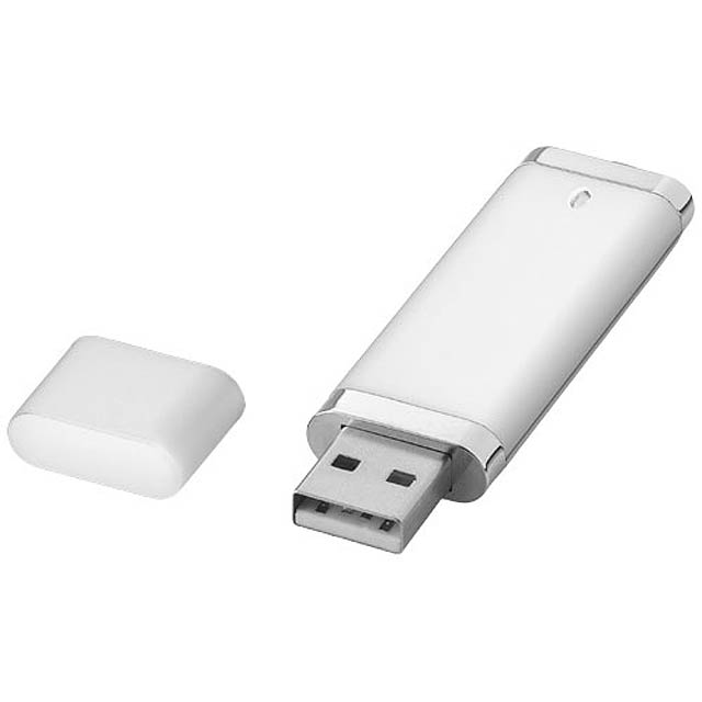 Flat 4GB USB flash drive - silver