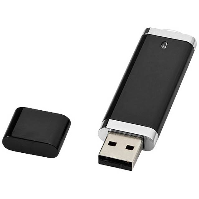 USB disk Flat, 4 GB - černá