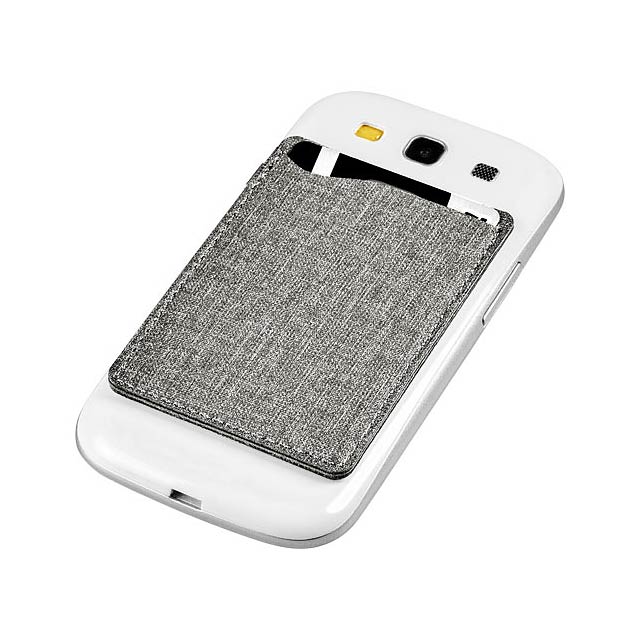 Premium RFID phone wallet - grey