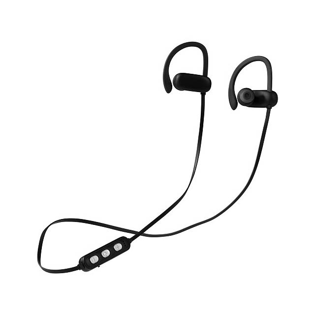 Brilliant Bluetooth®-Ohrhörer mit leuchtendem Logo - schwarz