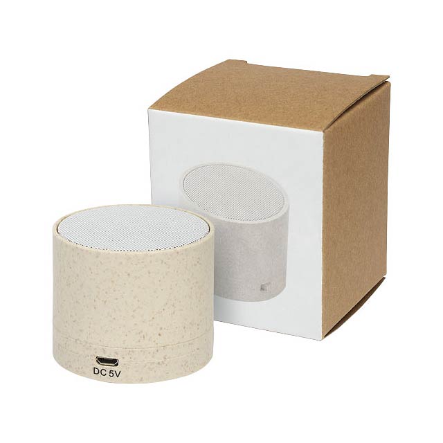 Kikai wheat straw Bluetooth® speaker - beige