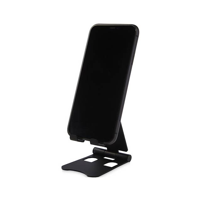Rise foldable phone stand - black