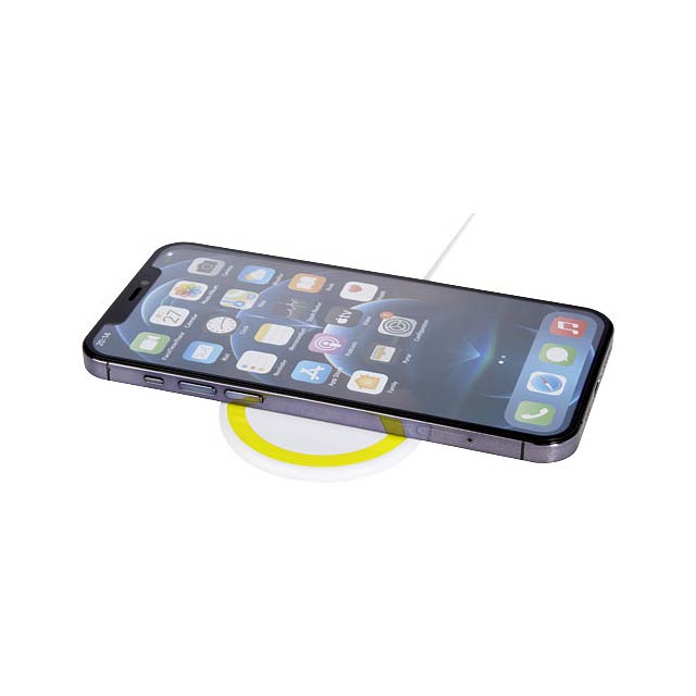 Peak 10W magnetic wireless charging pad - yellow