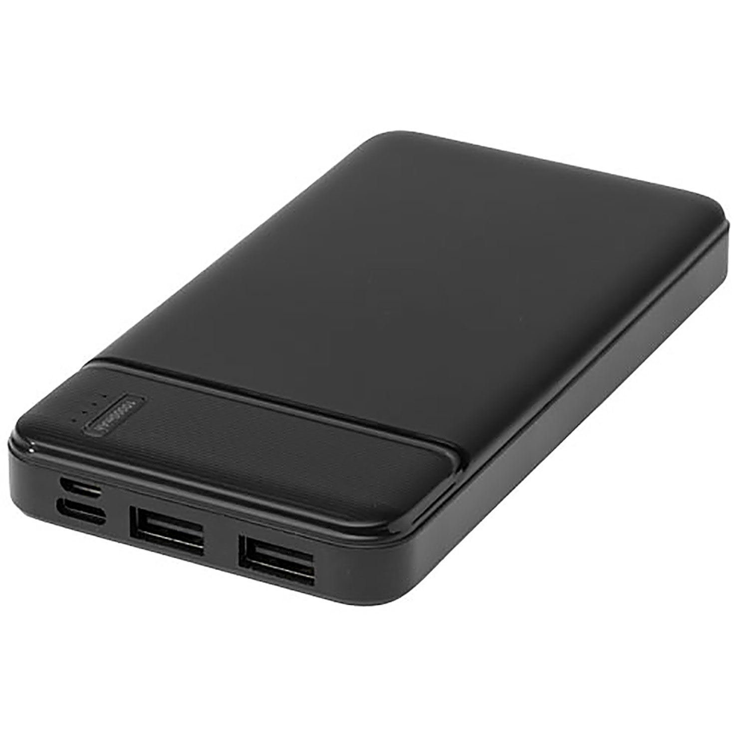 Loop 10.000 mAh recycled plastic power bank  - black