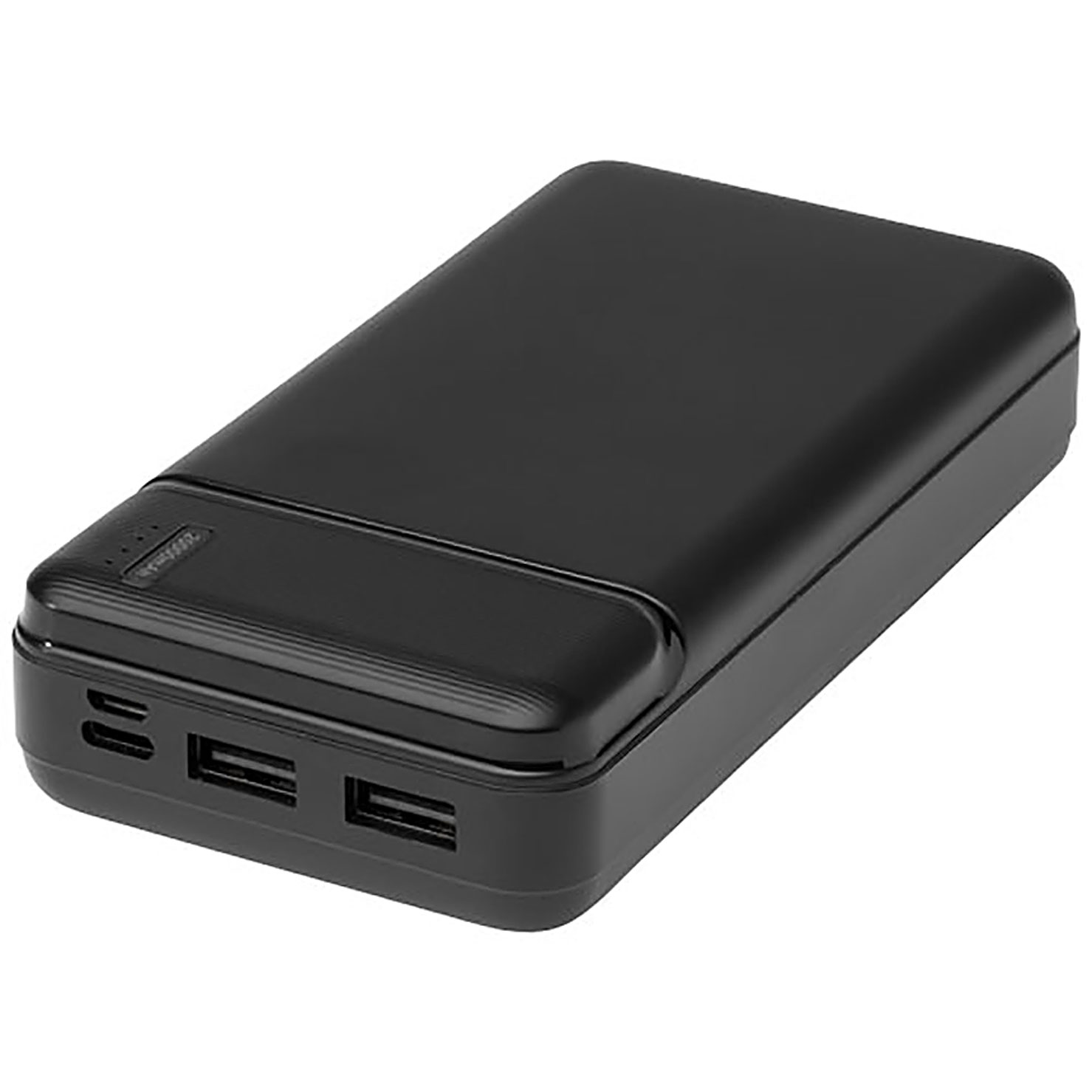 Loop 20.000 mAh recycled plastic power bank  - black