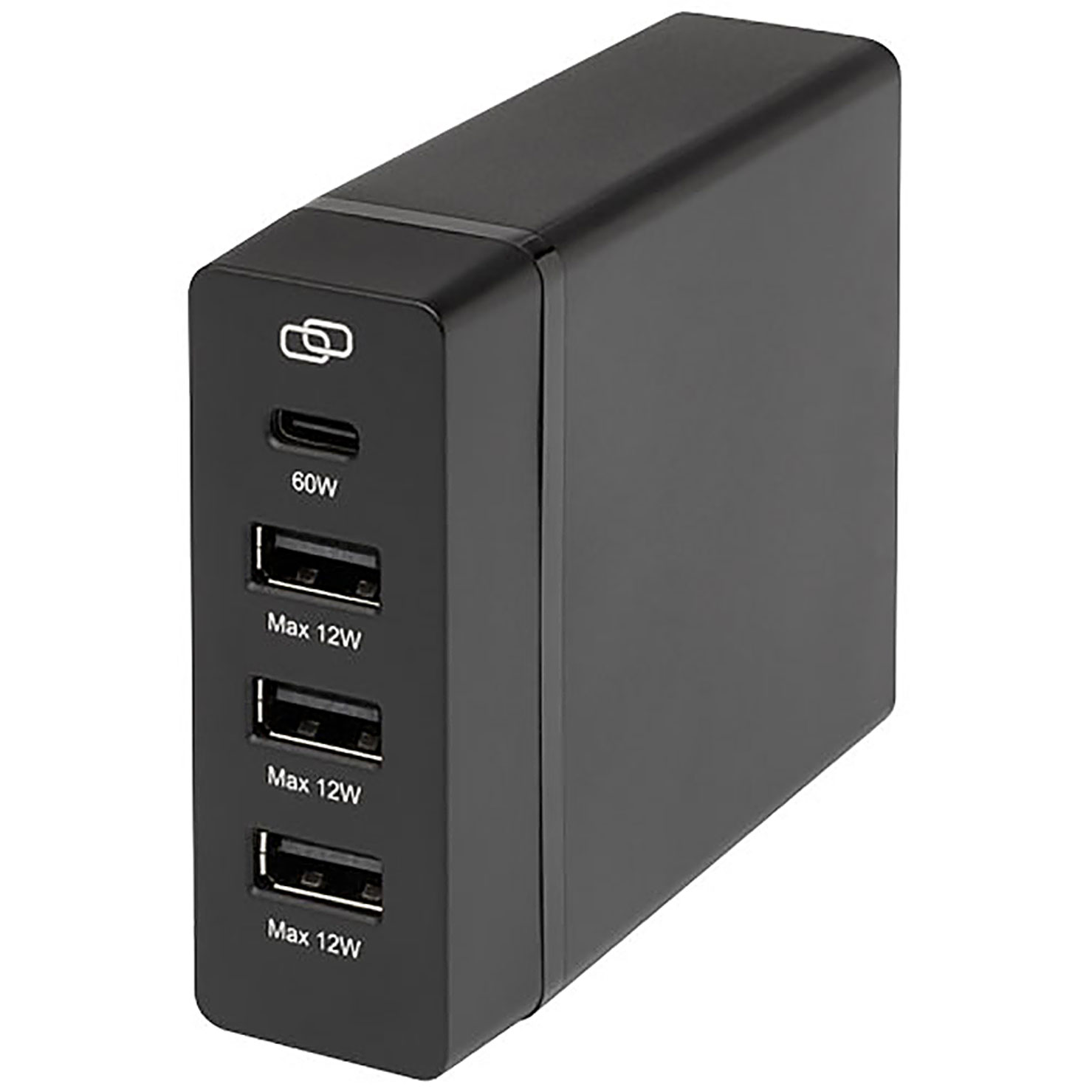 ADAPT 72W recycled plastic PD power station - black