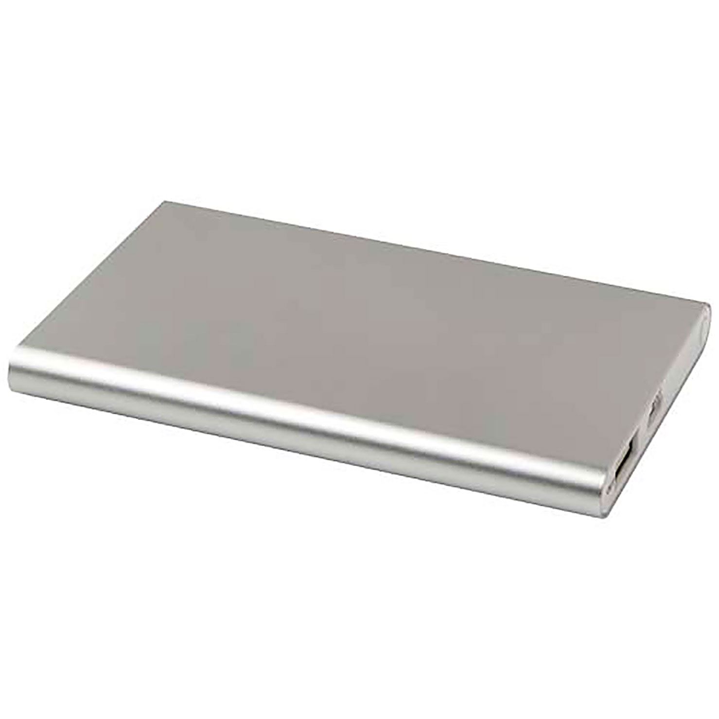 Pep 4000 mAh Type-C Powerbank aus recyceltem Aluminium  - Silber