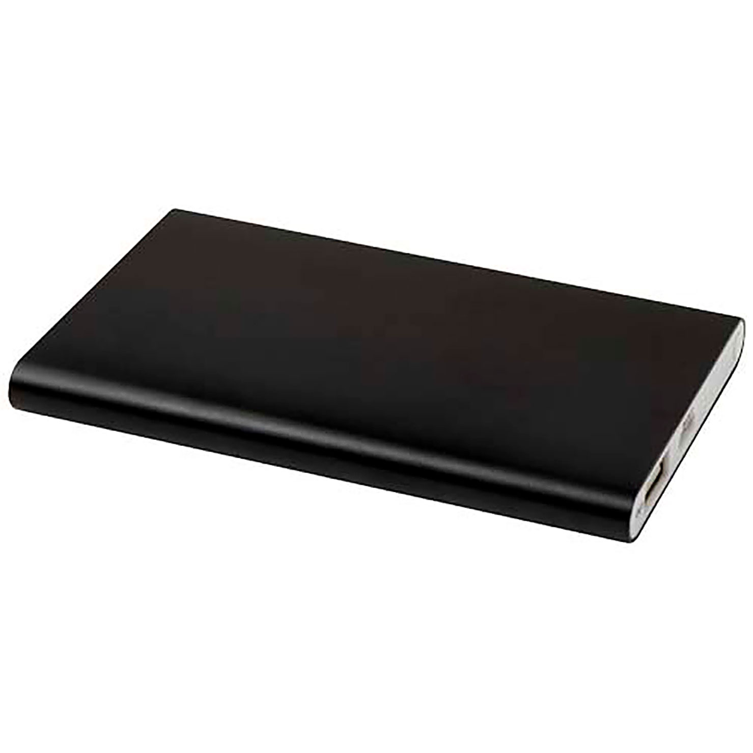 Pep 4000 mAh Type-C recycled aluminium power bank  - black