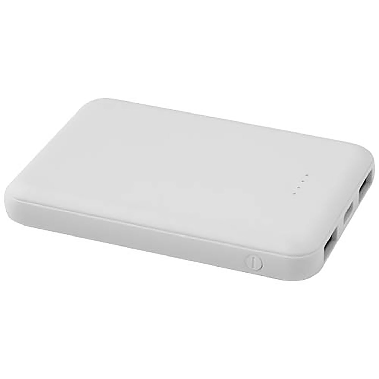 Asama 5000 mAh Type-C recycled plastic power bank - white