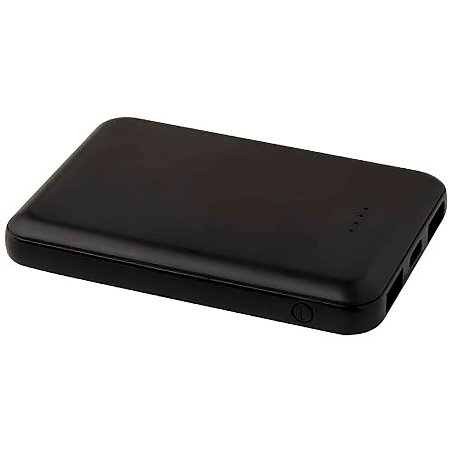 Asama 5000 mAh Type-C recycled plastic power bank - black