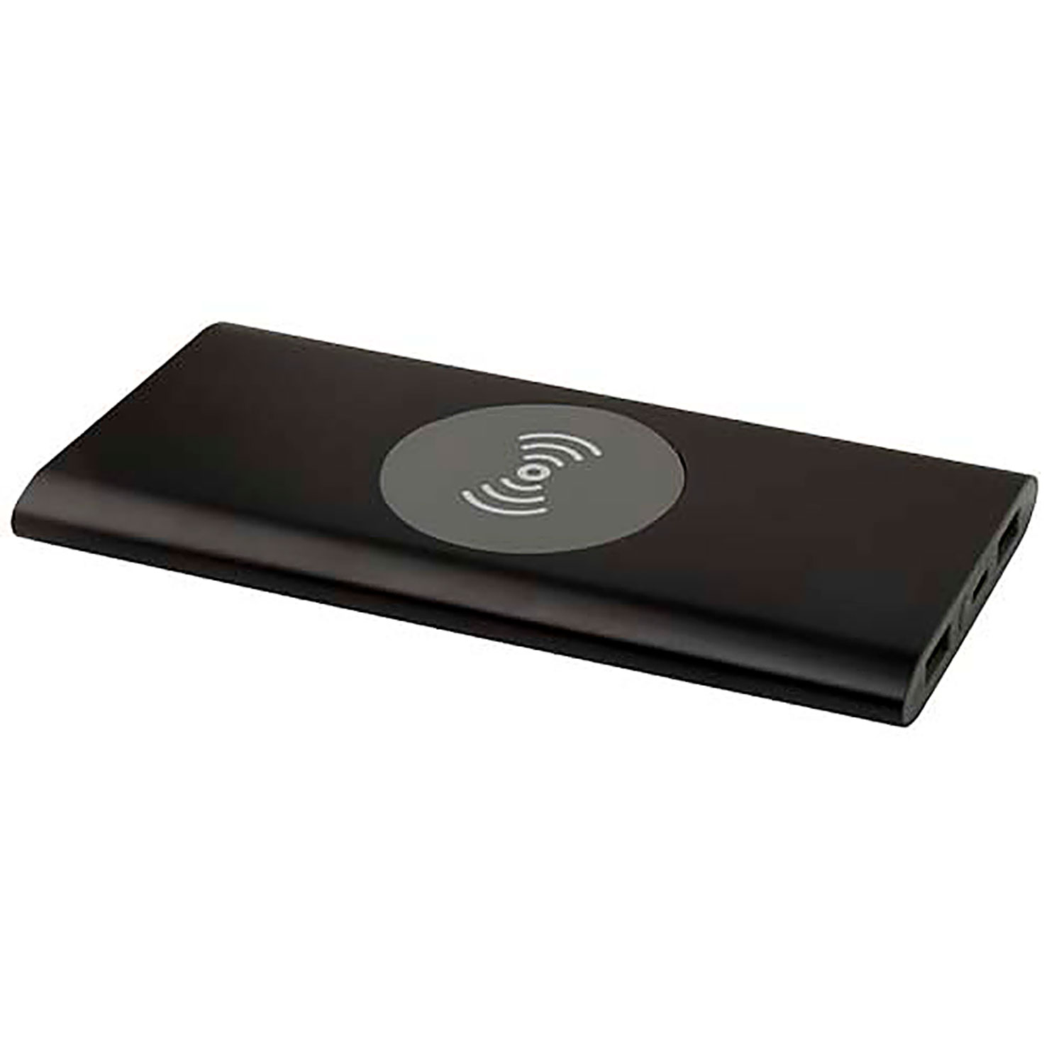 Juice 8000 mAh Type-C recycled aluminium wireless power bank - black