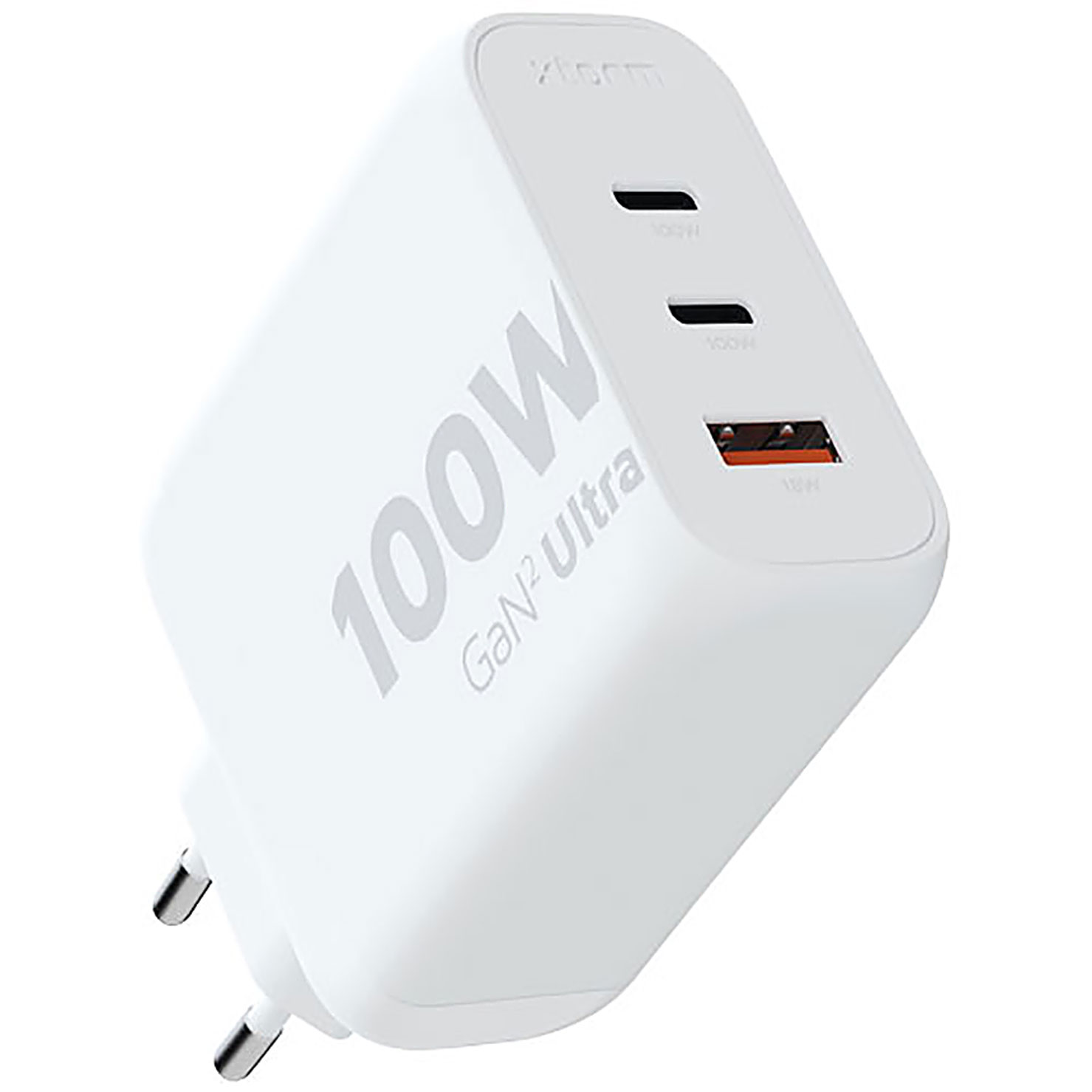 Xtorm XEC100 GaN² Ultra 100W wall charger - white