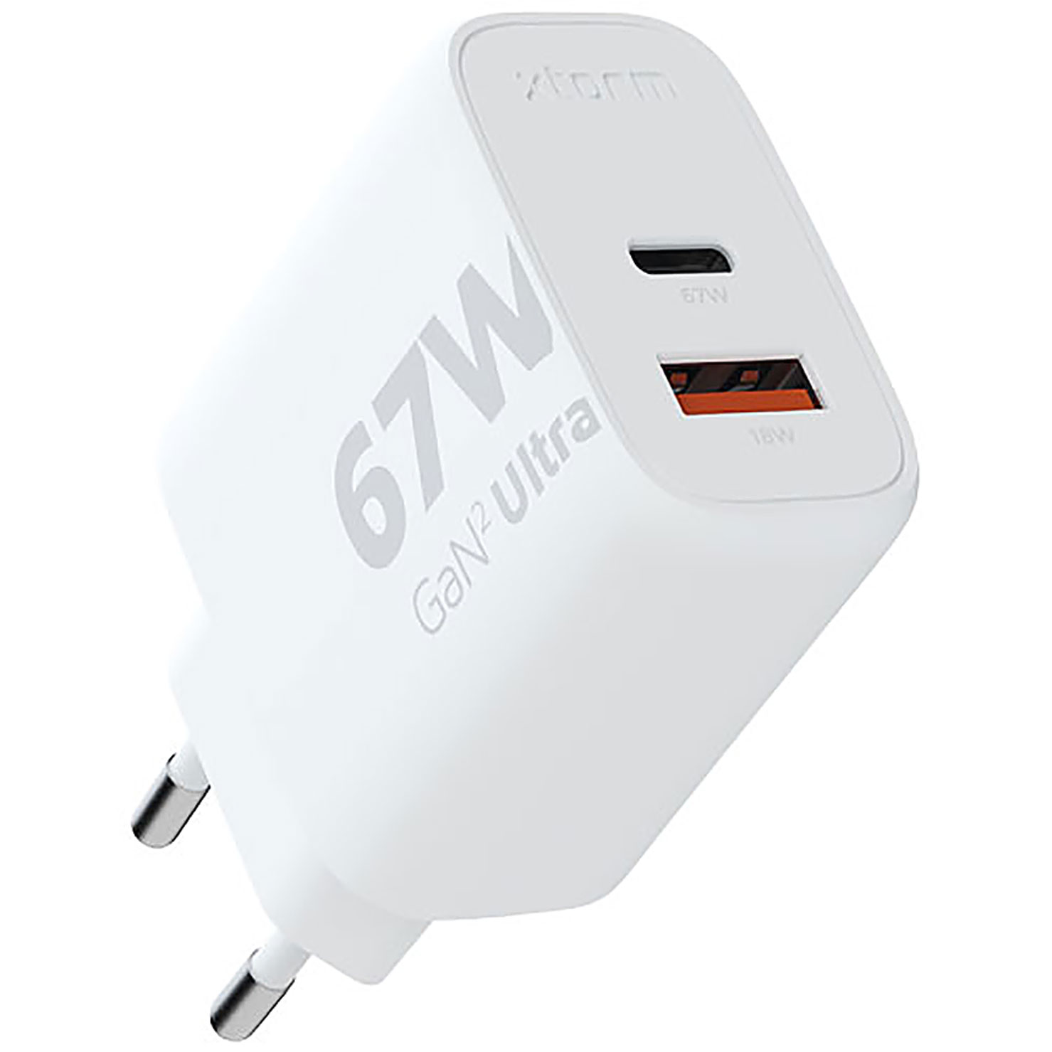 Xtorm XEC067 GaN² Ultra 67W wall charger - white