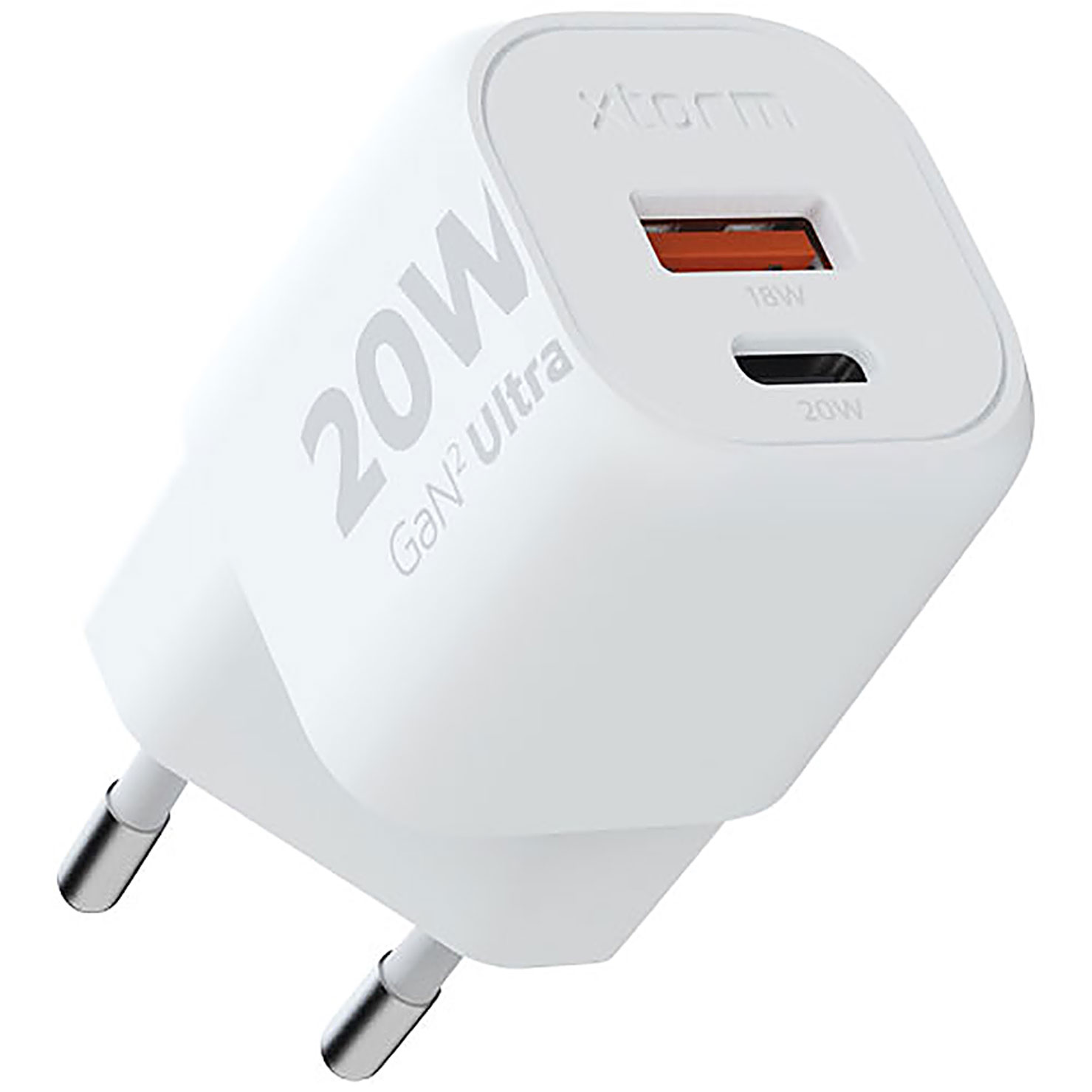 Xtorm XEC020 GaN² Ultra 20W wall charger - white