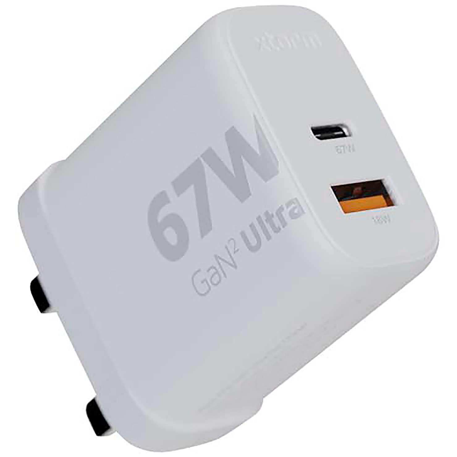 Xtorm XEC067G GaN² Ultra 67W wall charger - UK plug - white