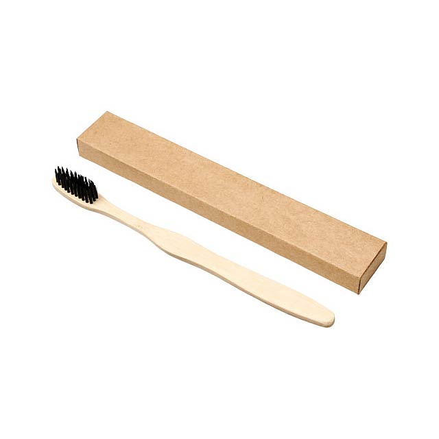 Bambusový zubní kartáček Celuk - čierna