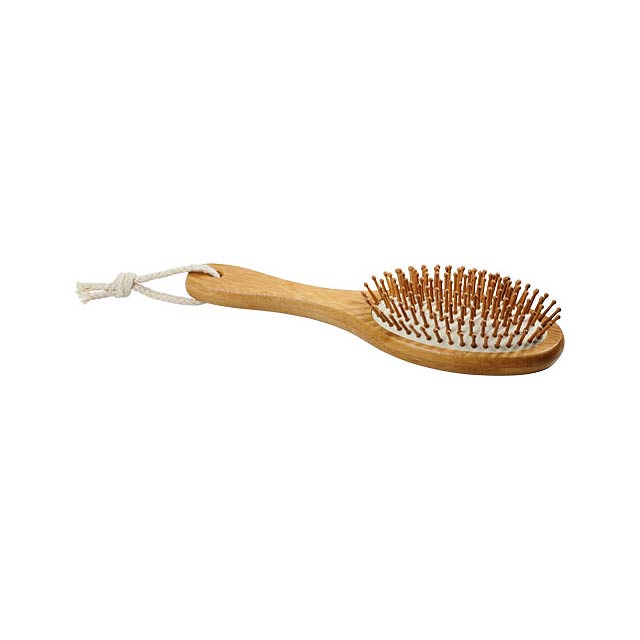 Cyril bamboo massaging hairbrush - beige