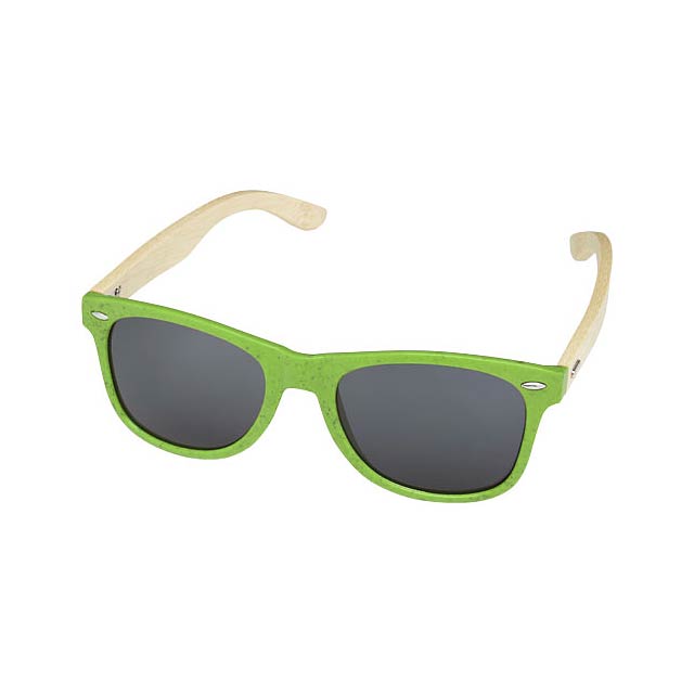 Sun Ray bamboo sunglasses - lime