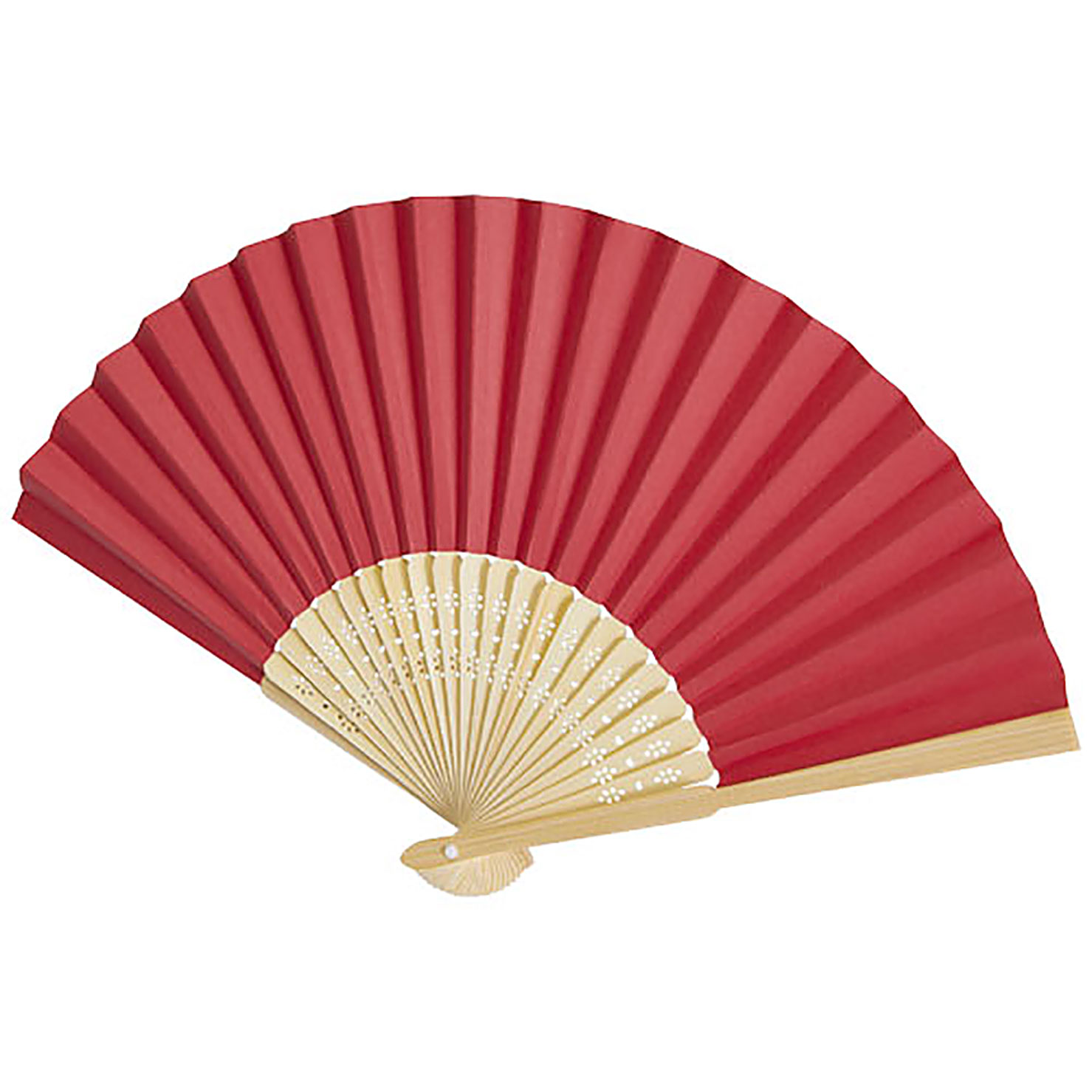 Carmen hand fan - red