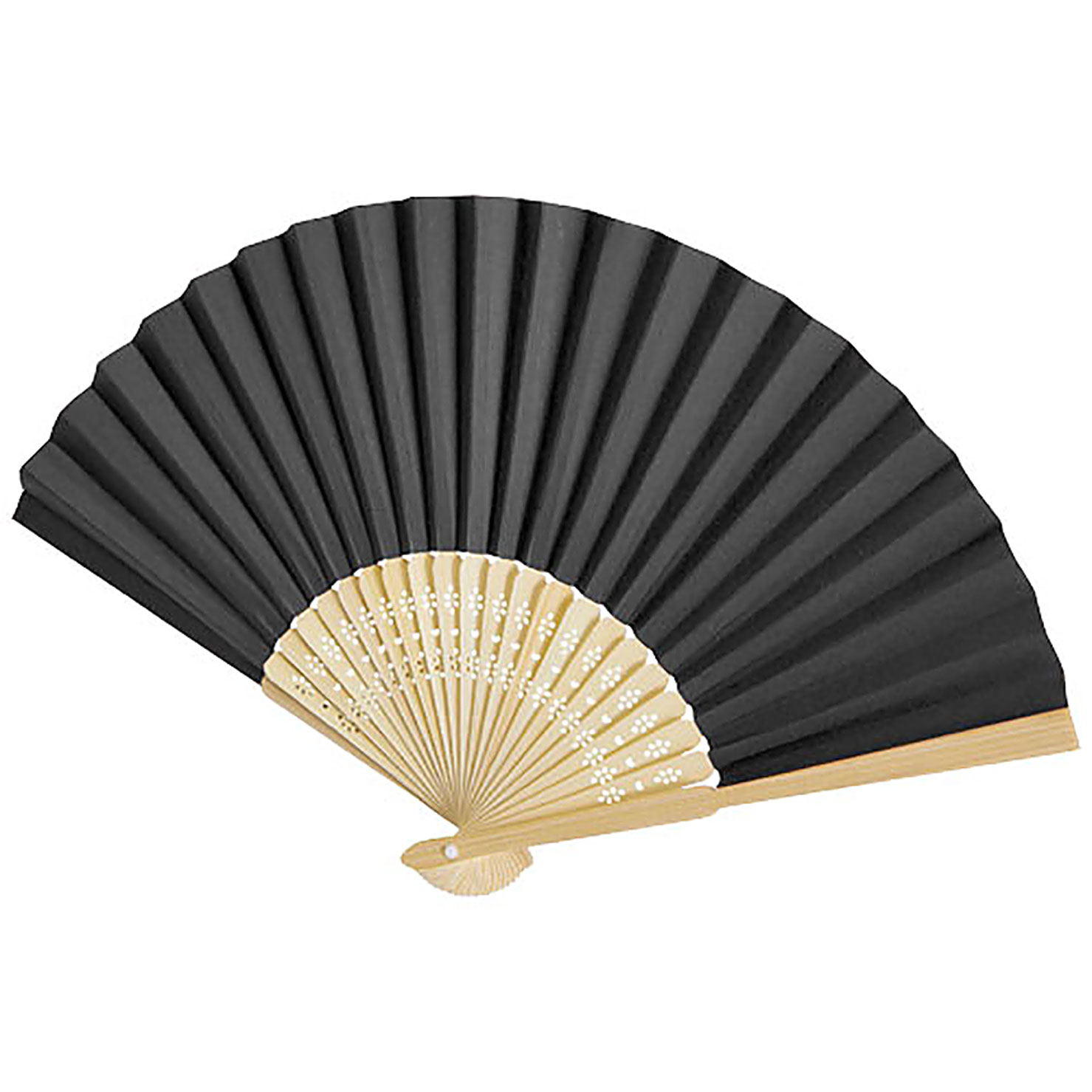 Carmen hand fan - black