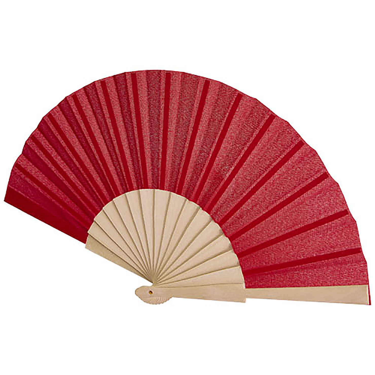 Manuela hand fan - red