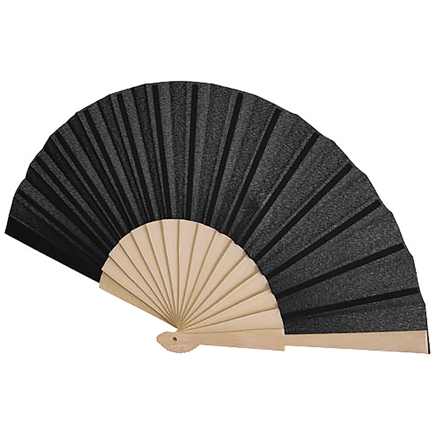 Manuela hand fan - black