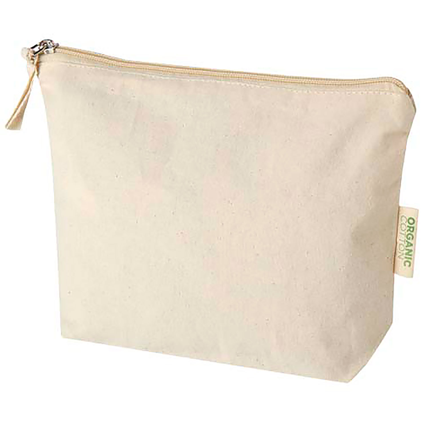 Orissa 180 g/m² organic toiletry bag 1L - béžová