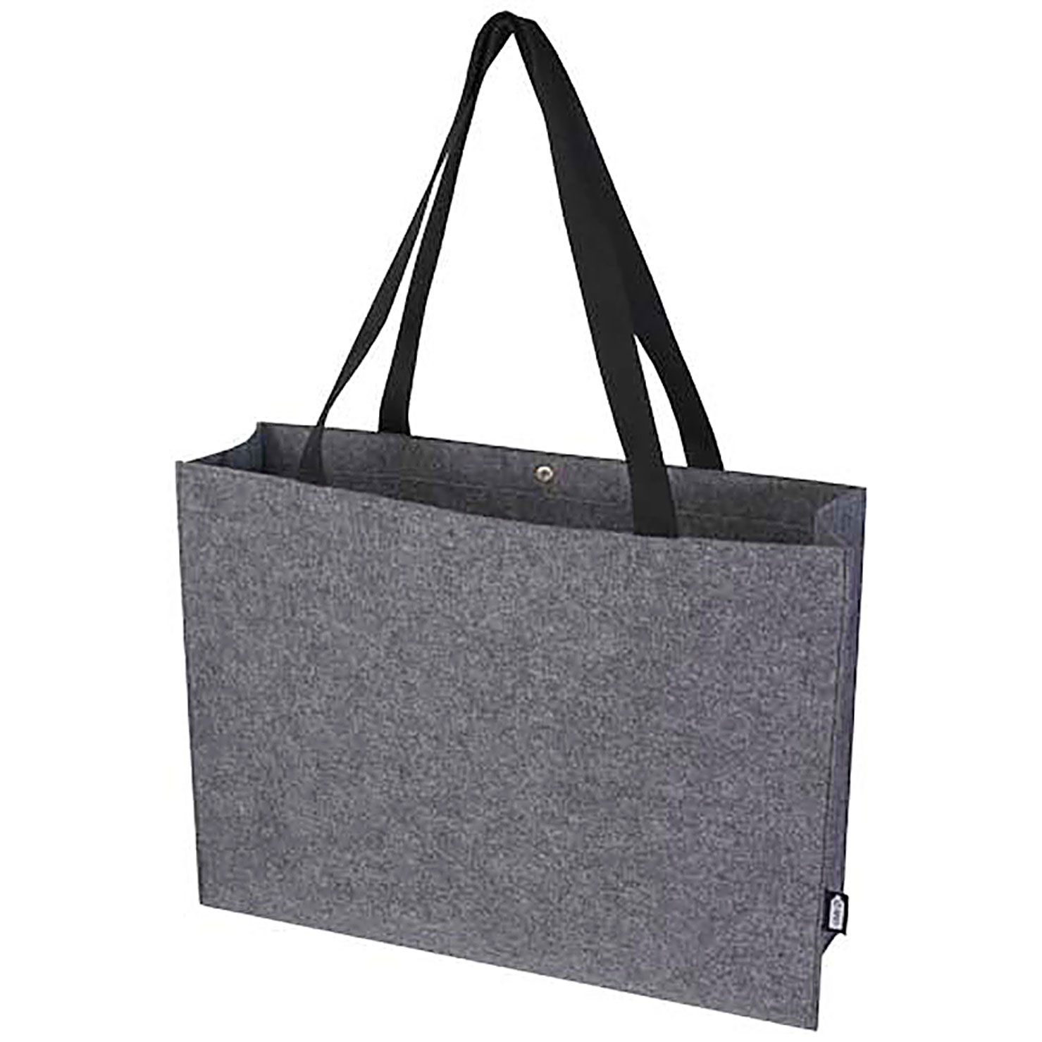 Felta GRS recycled felt gusset tote bag 20L - grey