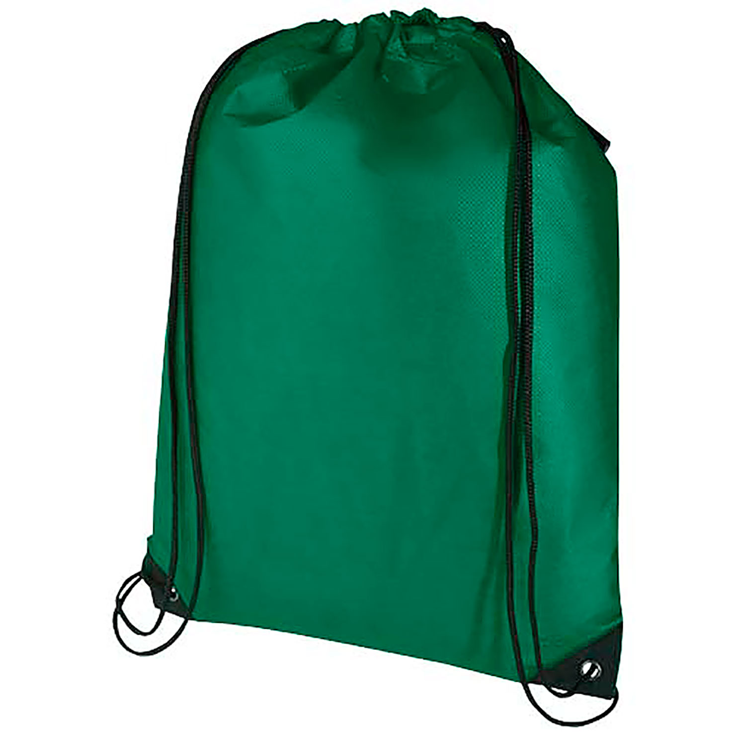 Evergreen GRS recycled non-woven drawstring bag 5L - green