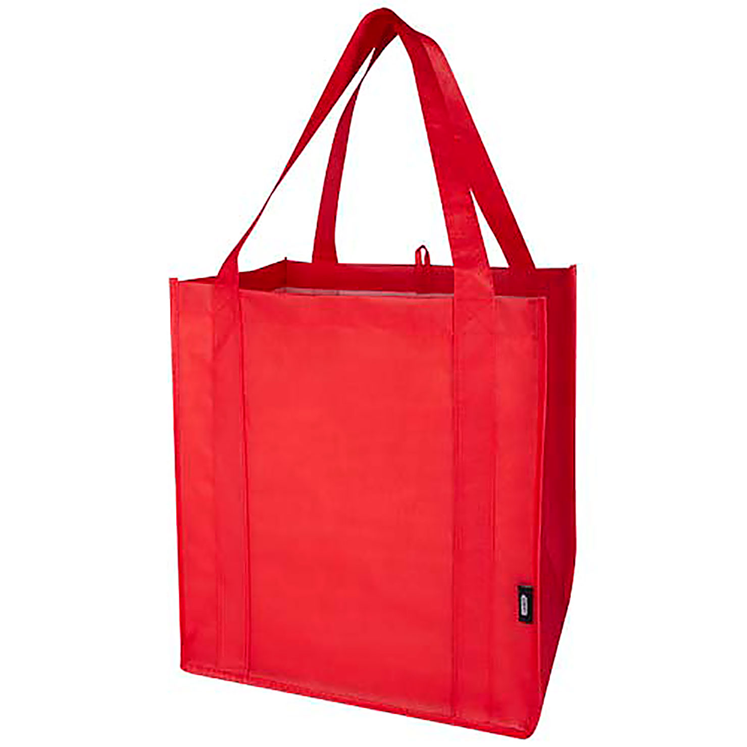 Liberty Tragetasche mit hartem Boden aus recyceltem GRS Non Woven 6 L - Rot