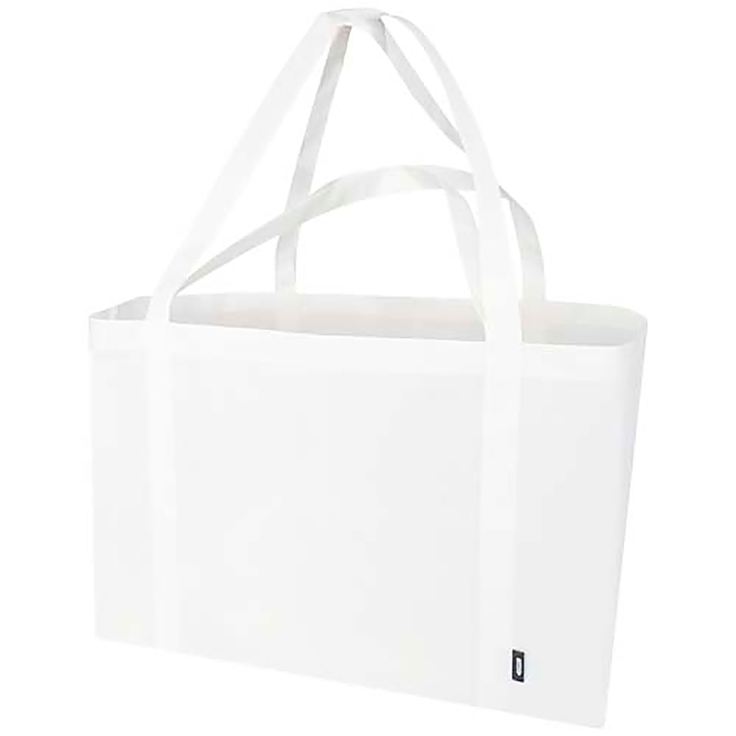 Jumbo GRS recycled non-woven extra large tote bag 65L - white