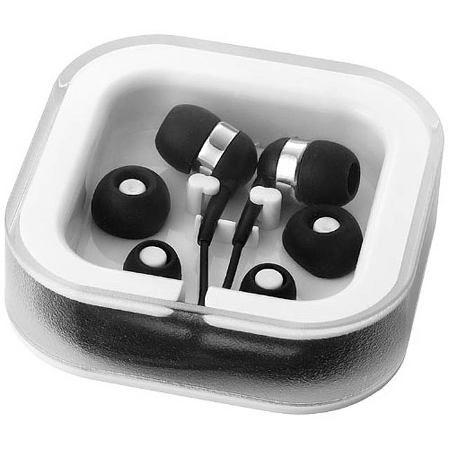 Sargas earbuds with microphone - black