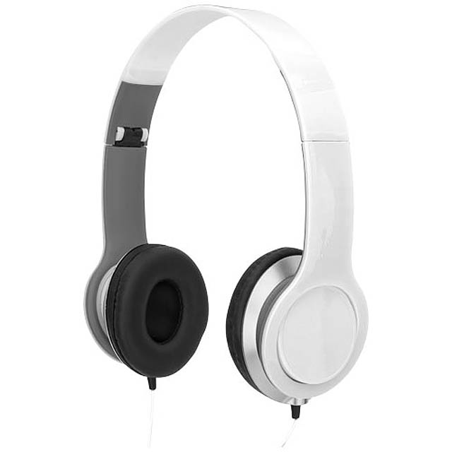 Cheaz foldable headphones - white