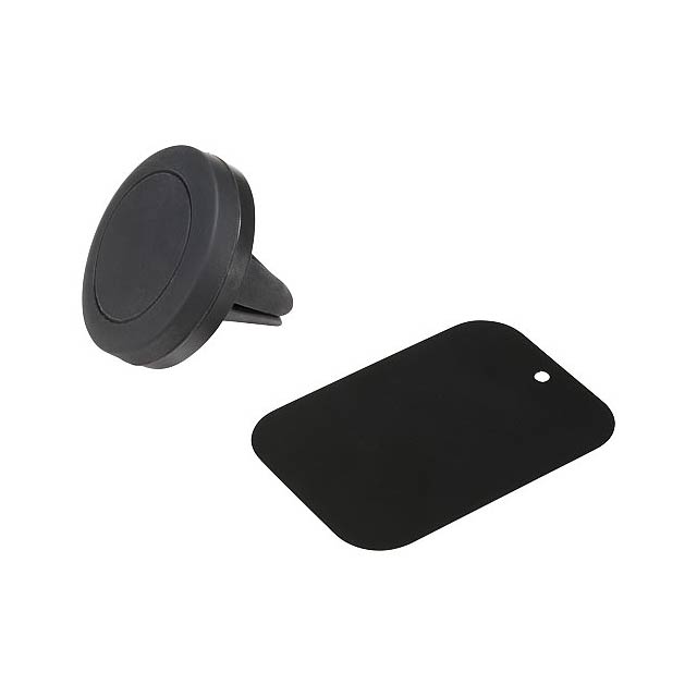 Mount-up magnetic smartphone stand - black