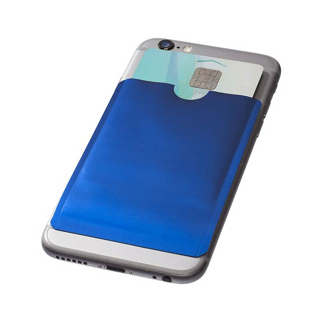 Exeter RFID smartphone card wallet - blue