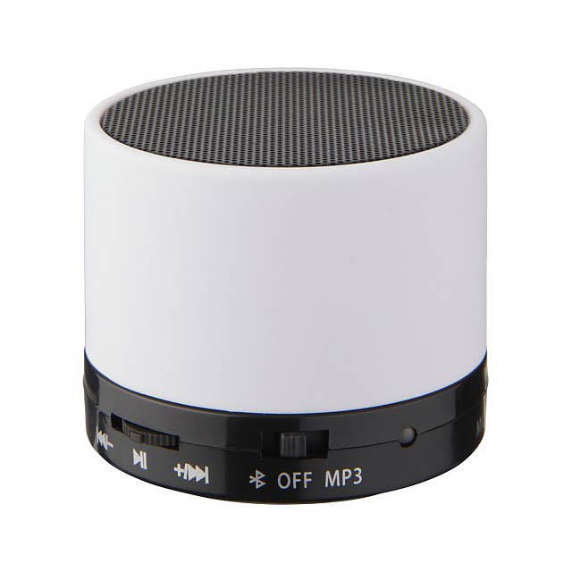 Duck Zylinder Bluetooth® Lautsprecher mit gummierter Oberfläche - Weiß 