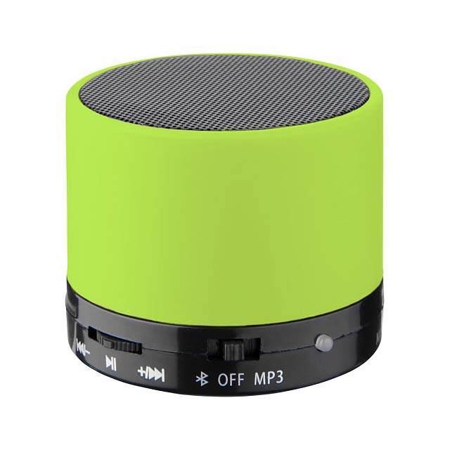 Duck Zylinder Bluetooth® Lautsprecher mit gummierter Oberfläche - zitronengelb 