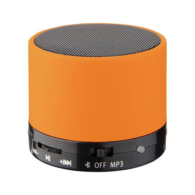 Duck Zylinder Bluetooth® Lautsprecher mit gummierter Oberfläche - Orange