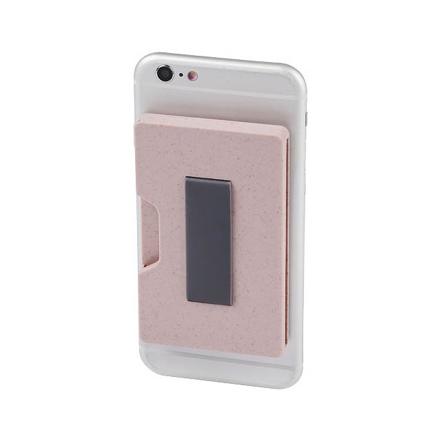 Grass RFID multi card holder - pink