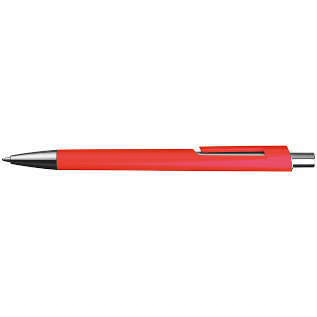 Plastic ball pen - red