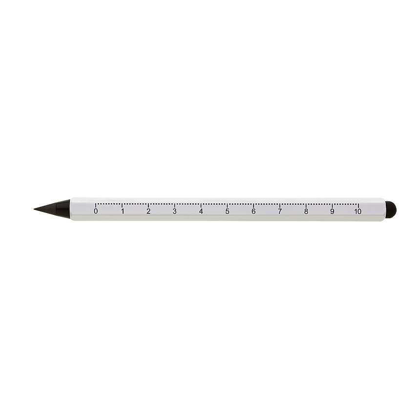 HEXALI multifunctional metal pencil 3 in 1 - white