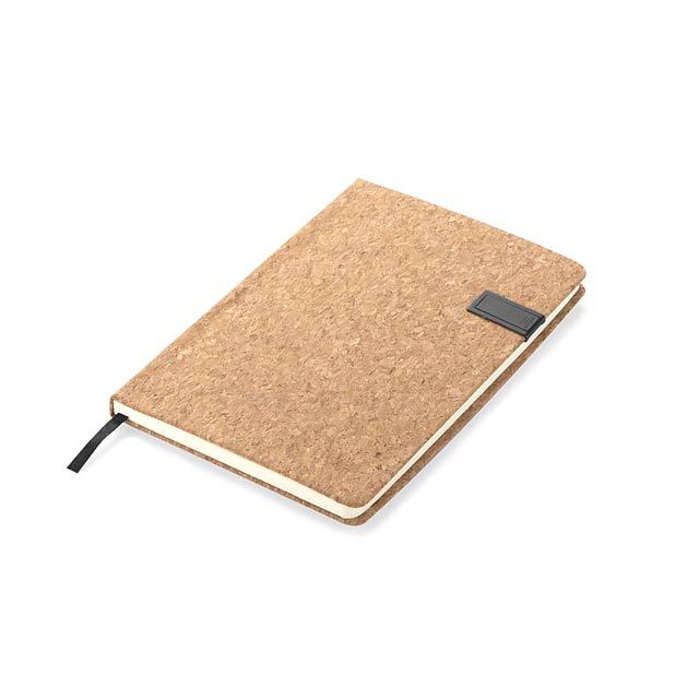 Notebook MENTE s USB flash diskem 16 GB, A5 - čierna