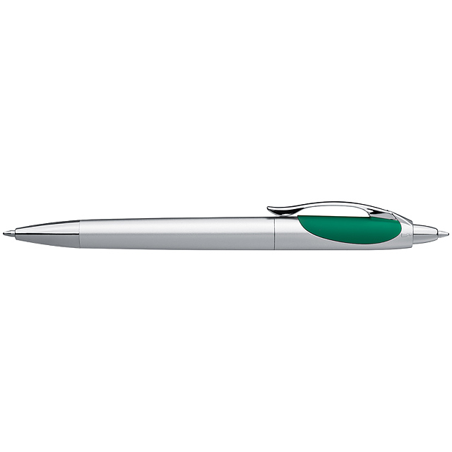 Ball pen, writing on both sides - green