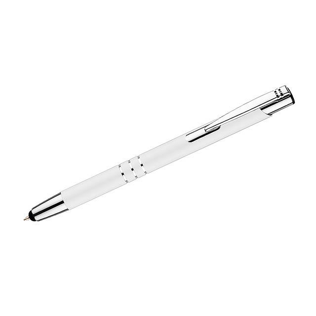Kuličkové pero stylus KALIPSO - biela