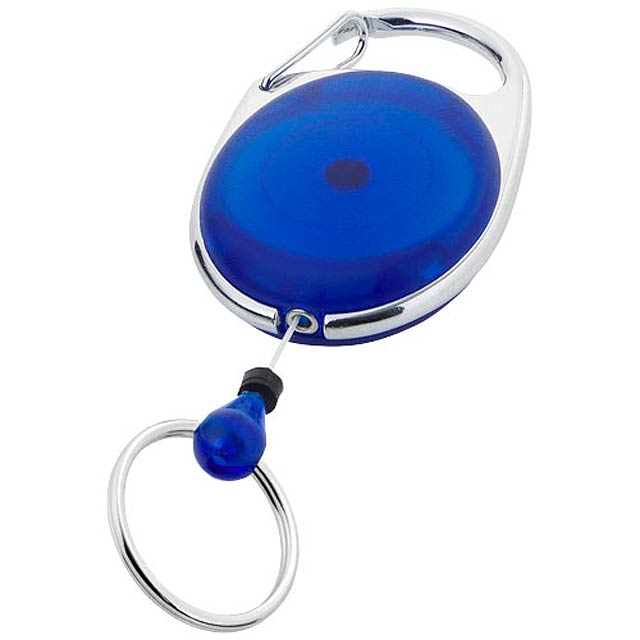 Gerlos Schlüsselkette mit Rollerclip - blau