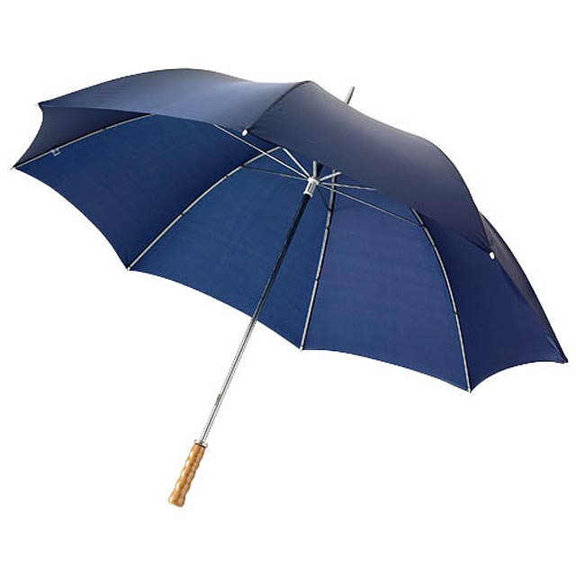 Karl 30" golf umbrella with wooden handle - blue