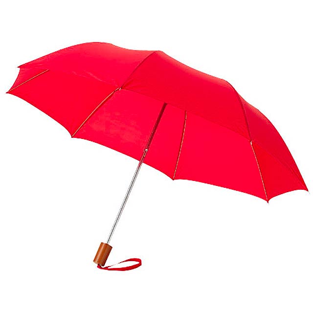 Oho 20" Kompaktregenschirm - Rot